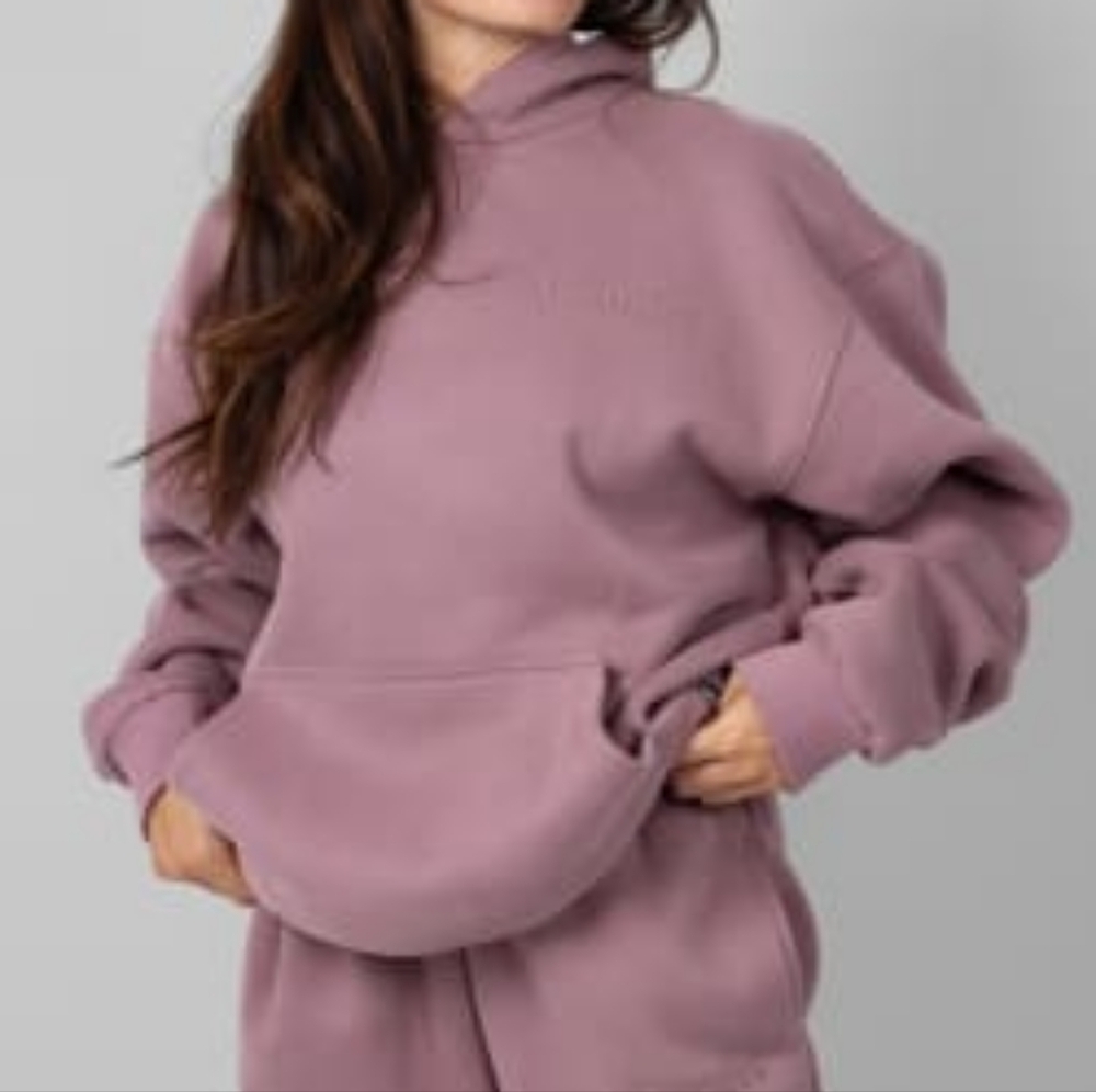 2-Pc SeT ❤️NeW!!❤️ Cmfrt MINIMALIST HOODIE & SWEATPANTS ORCHID S/M